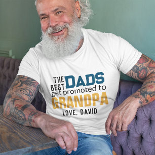 T-shirt Les Dads Sont Promus À La Fête des pères Grand-Pèr
