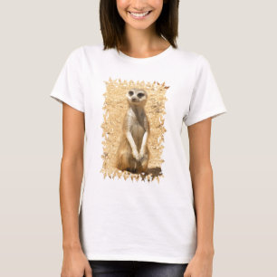 T-shirt Les dames curieuses de Meerkat ont adapté le