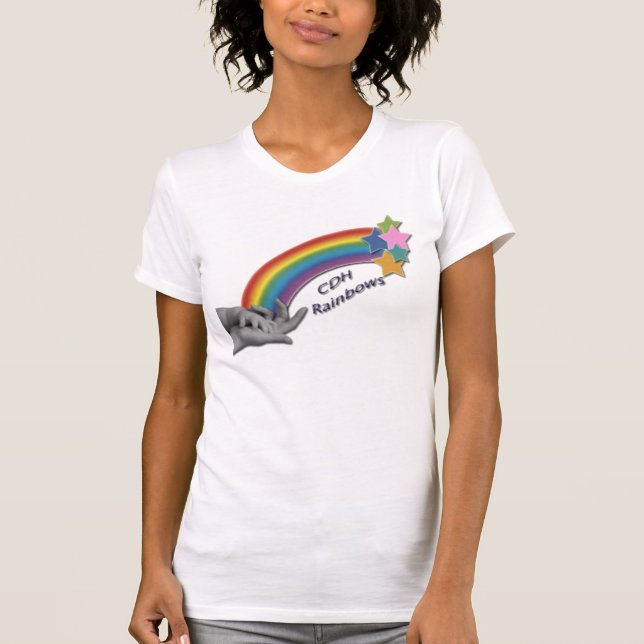 T-shirt Les dames d'arcs-en-ciel de CDH ont adapté le (Devant)