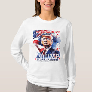 T-shirt Les dames de l'investiture Donald Trump