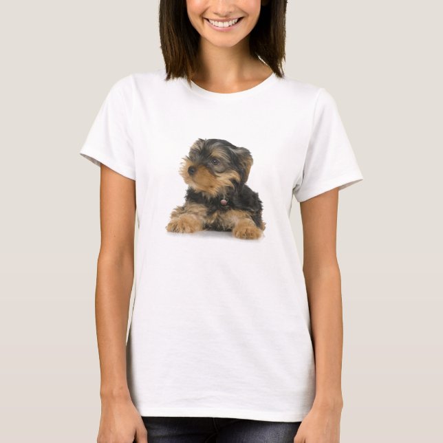 T-shirt Les dames de Yorkshire Terrier ont adapté le (Devant)