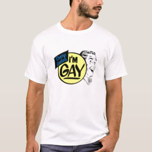 T-shirt Les dames désolées je suis gai