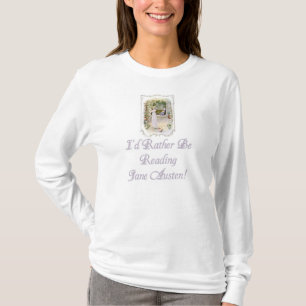 T-shirt Les dames d'IRBR Jane Austen allument long Slv T,