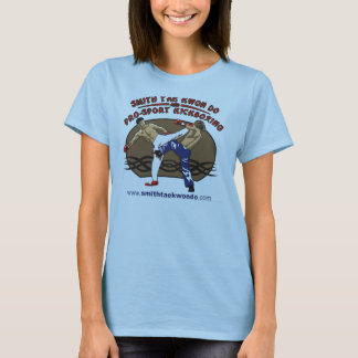 T-shirt Les dames ont frappé le fonctionnement au sol