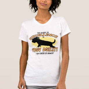 T-shirt Les dames secrètes de l'agilité PBGV ont détrui