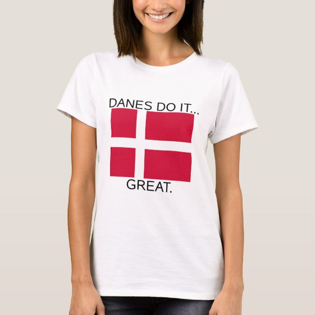 T-shirt Les Danois le font... bien. (Devant)