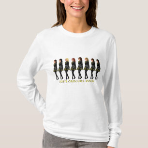 T-shirt Les danseurs de step irlandais roulent
