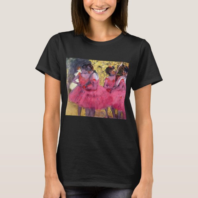 T-shirt Les Danseuses roses, avant le ballet d'Edgar Degas (Devant)