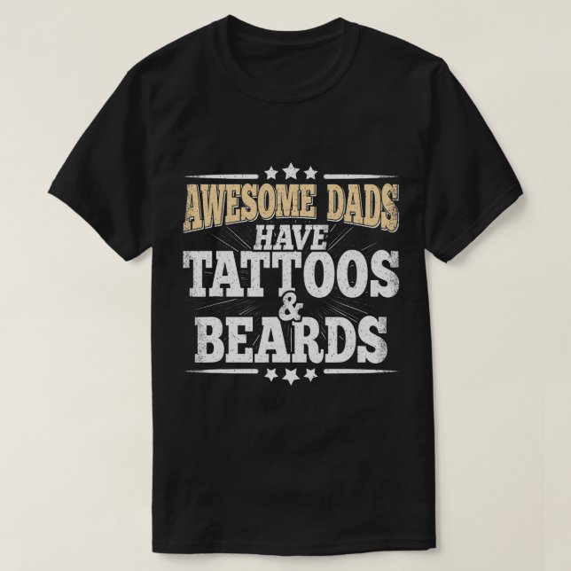 T-shirt Les Das Awesome Ont Des Tatouages Et Des Oreilles  (Design devant)