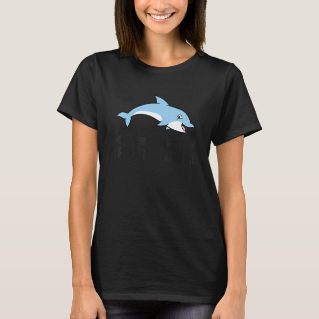 T-shirt Les dauphins sont mon esprit Animal (Devant)