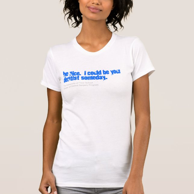 T-shirt Les DDS customisent votre chemise d'école (Devant)