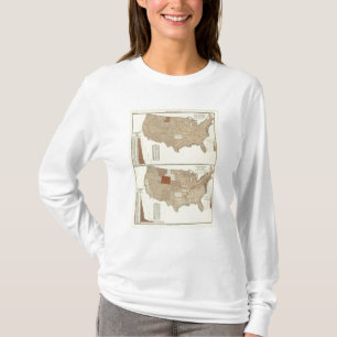 T-shirt Les décès, entériques, scarlatine
