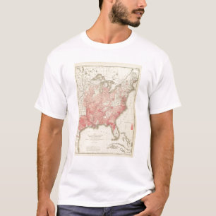 T-shirt Les décès malariques, lithographie statistique des