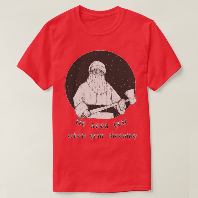 T-shirt Les défauts de Santas (Design devant)