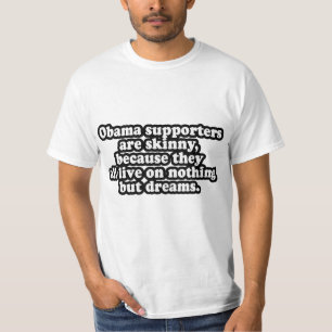 T-SHIRT LES DÉFENSEURS DE TOUT L'OBAMA VIVENT SUR DES