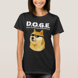 T-shirt Les Démocrates De Mème Doge Officiellement Exposés