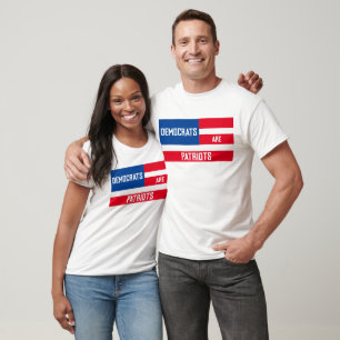 T-shirt Les Démocrates Sont Une Chemise Patriote