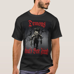 T-shirt Les démons d'Halloween...Le meilleur ami de Ghoul