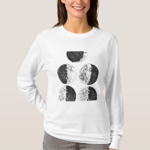 T-shirt Les dessins de Galileo des phases de la lune