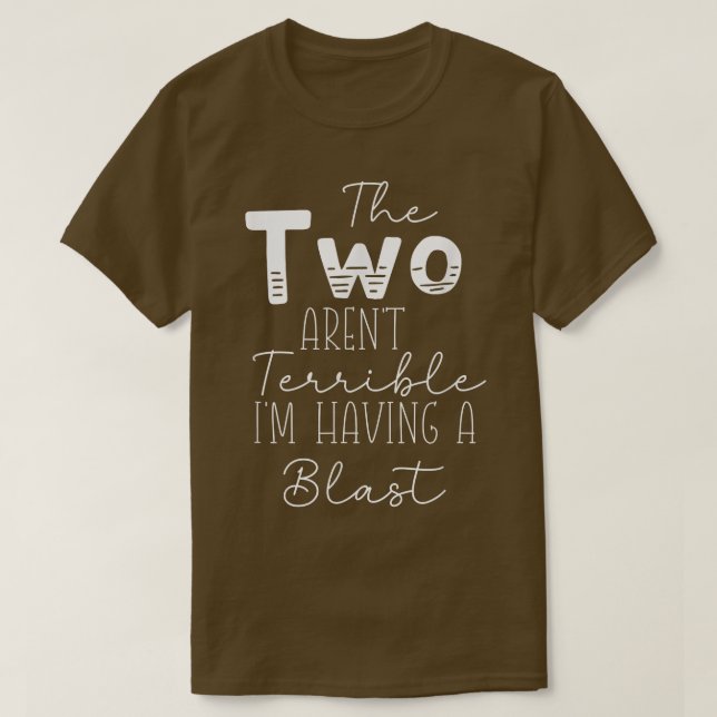 T-shirt Les Deux Enfants Arent Terrible J'Ai Une Blast 2èm (Design devant)