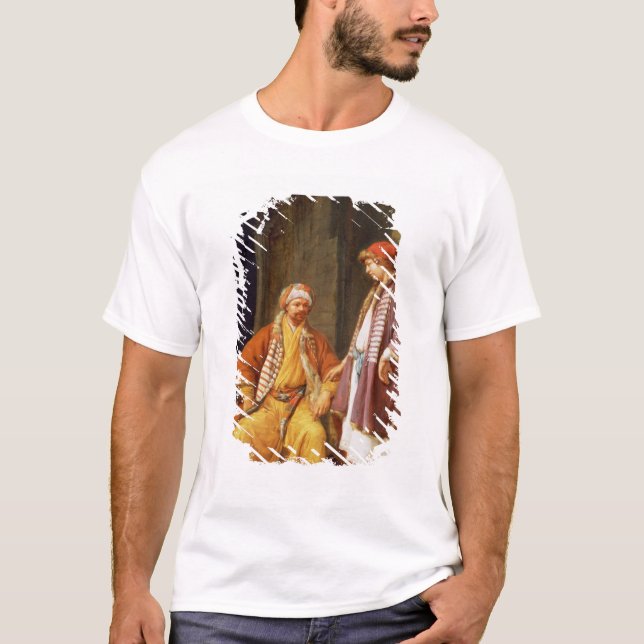 T-shirt Les deux négociants conversant (Devant)