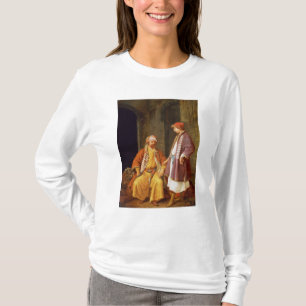 T-shirt Les deux négociants conversant