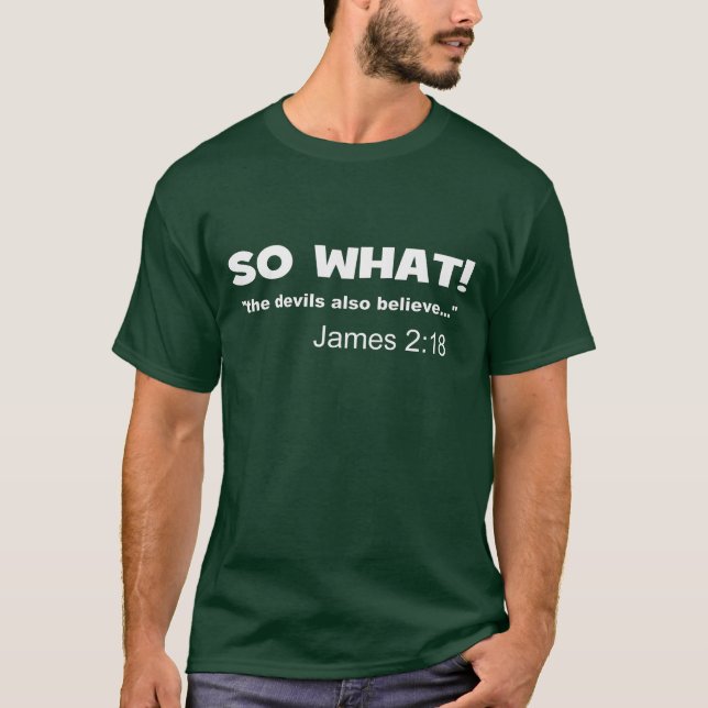 T-shirt Les diables croient (Devant)