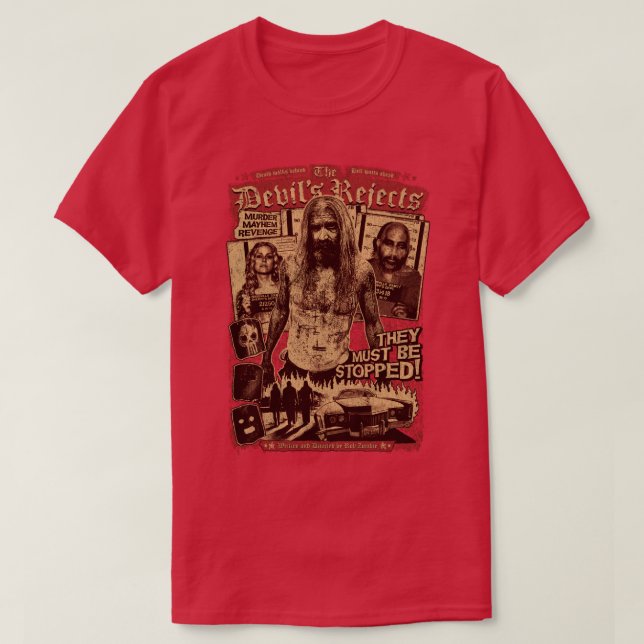 T-shirt Les diables rejettent 12 (Design devant)