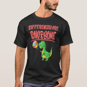 T-shirt Les Différences Sont Un Autisme Rawlant Funny Sarc
