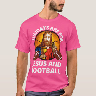 T-shirt Les Dimanche Sont Pour Jésus Eglise Et Football Ch