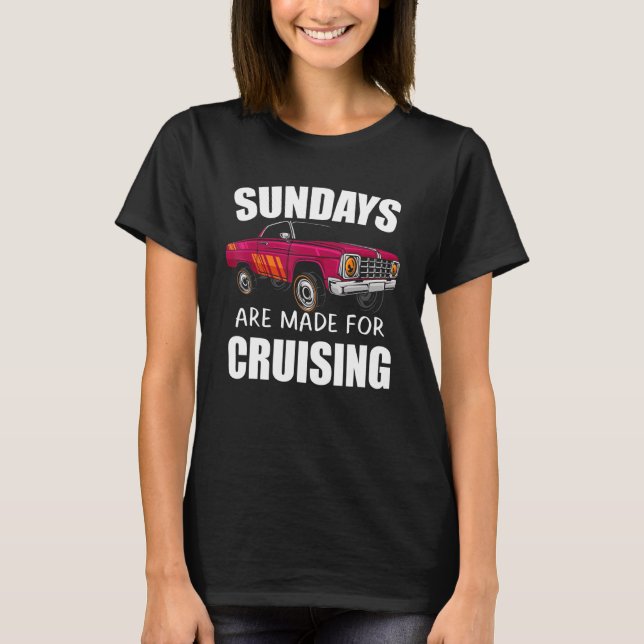 T-shirt Les dimanches sont faits pour la croisière Funny C (Devant)