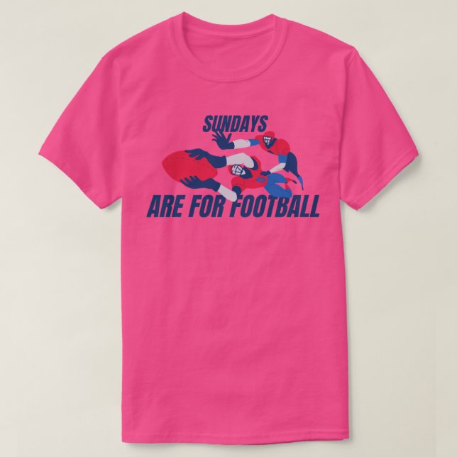 T-shirt Les dimanches sont pour 2 (Design devant)