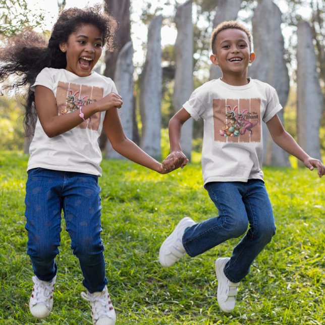T-shirt Les Dinosaures À La Chasse (Créateur téléchargé)