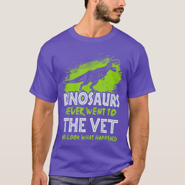 T-shirt Les Dinosaures N'Ont Jamais Été À L'Évitement - Po (Devant)
