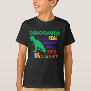 T-shirt "Les dinosaures n'ont pas lu" Read-A-Thon