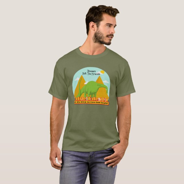 T-shirt Les dinosaures ont établi le conte 101 de Fairie (Devant entier)