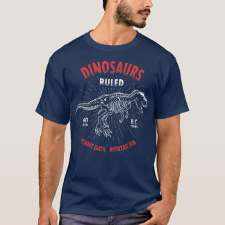 T-shirt Les dinosaures ont gouverné 60 millions d'années D