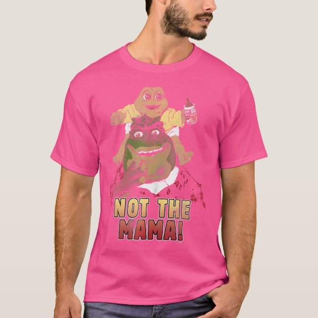 T-shirt Les Dinosaures Pas La Mama (Devant)