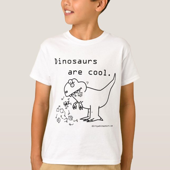 T-shirt les dinosaures sont frais (Devant)