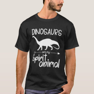 T-shirt Les Dinosaures Sont Mon Esprit Don Animal Pour Hom