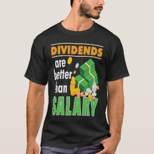 T-shirt Les Dividendes Commerciaux Stocks De Commerce Sont