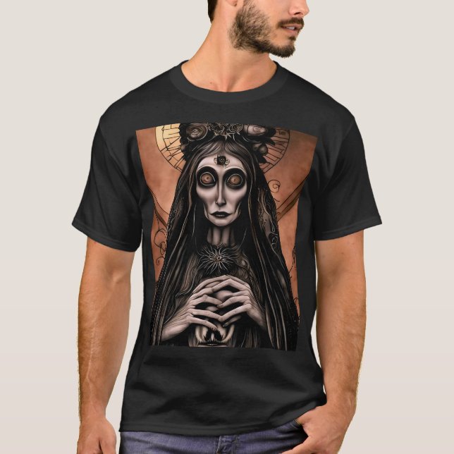 T-shirt Les doigts : Tim Burton Inspiré (Devant)