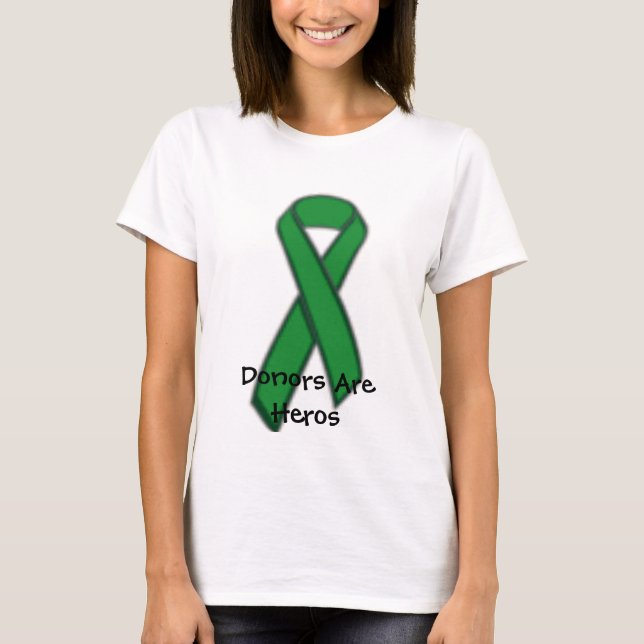 T-shirt Les donateurs sont des héros (Devant)