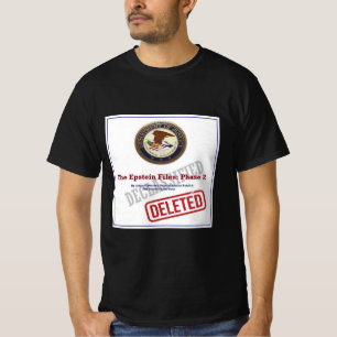 T-shirt Les dossiers Epstein Phase 2