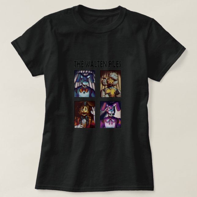 T-shirt les dossiers walten quatre (Design devant)