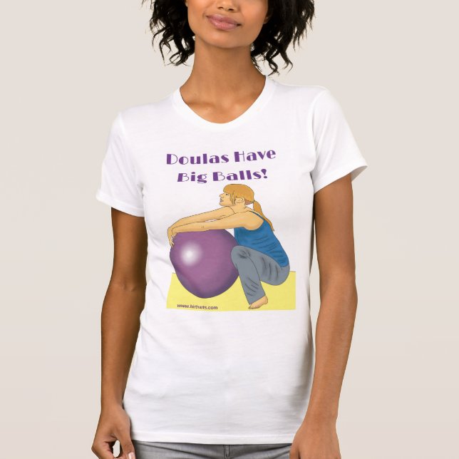 T-shirt Les Doulas Ont De Grosses Boules (Devant)