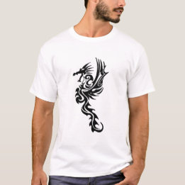 T-shirt Les dragons possèdent le ciel - Black Dragon Silho