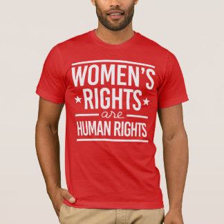 T-shirt Les droits de la femme sont des droits de l'homme
