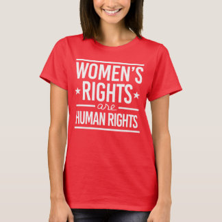 T-shirt Les droits de la femme sont des droits de l'homme