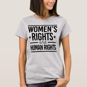 T-shirt Les droits de la femme sont des droits de l'homme